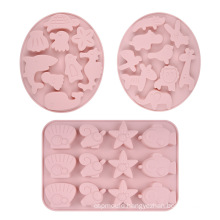 Resistant Square Design Plastic Chocolate Mold